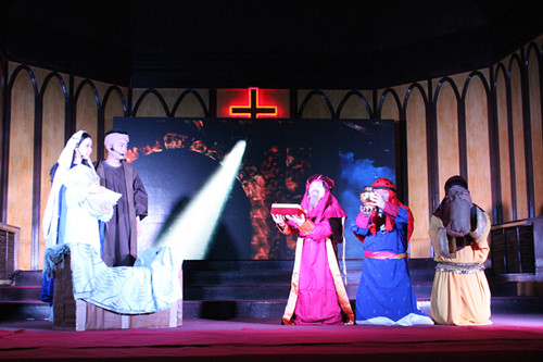 北京崇文门教堂演出圣剧《三博士朝拜》