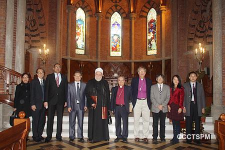 埃及宗教代表团访问中国基督教两会（图片：中国基督教网站）