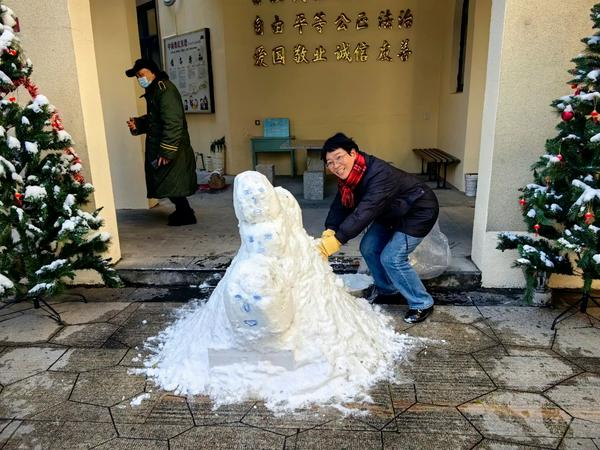 大家堆的雪人